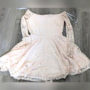 Pink Lace Dress